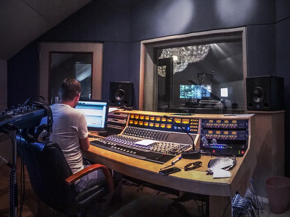 Werkplek van MJP Sound